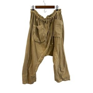 Free People Tahiti Cargo Pants Ashblown Belted Boho Drawstring